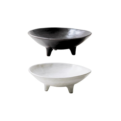 CERAMIC FOOTED BOWLS