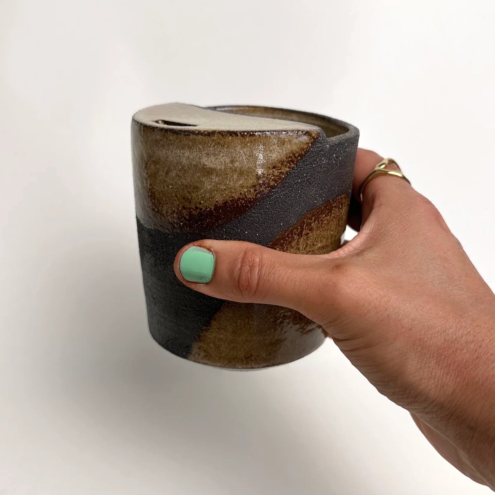 Crema Stoneware To-Go Mug
