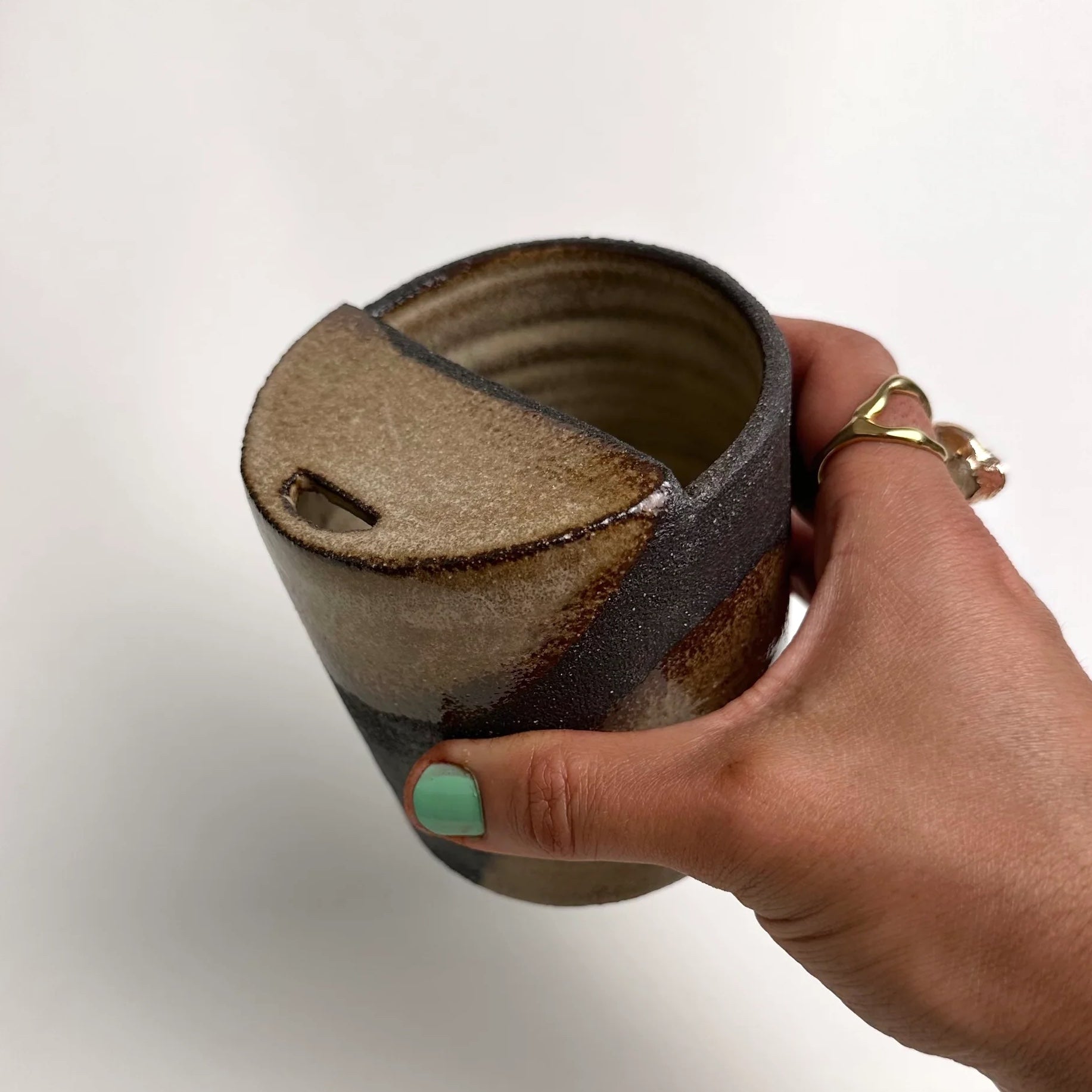 Crema Stoneware To-Go Mug