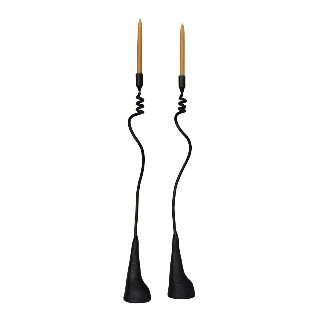 CURLY IRON CANDLESTICK