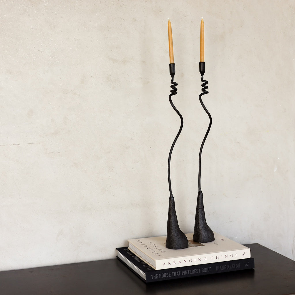 CURLY IRON CANDLESTICK