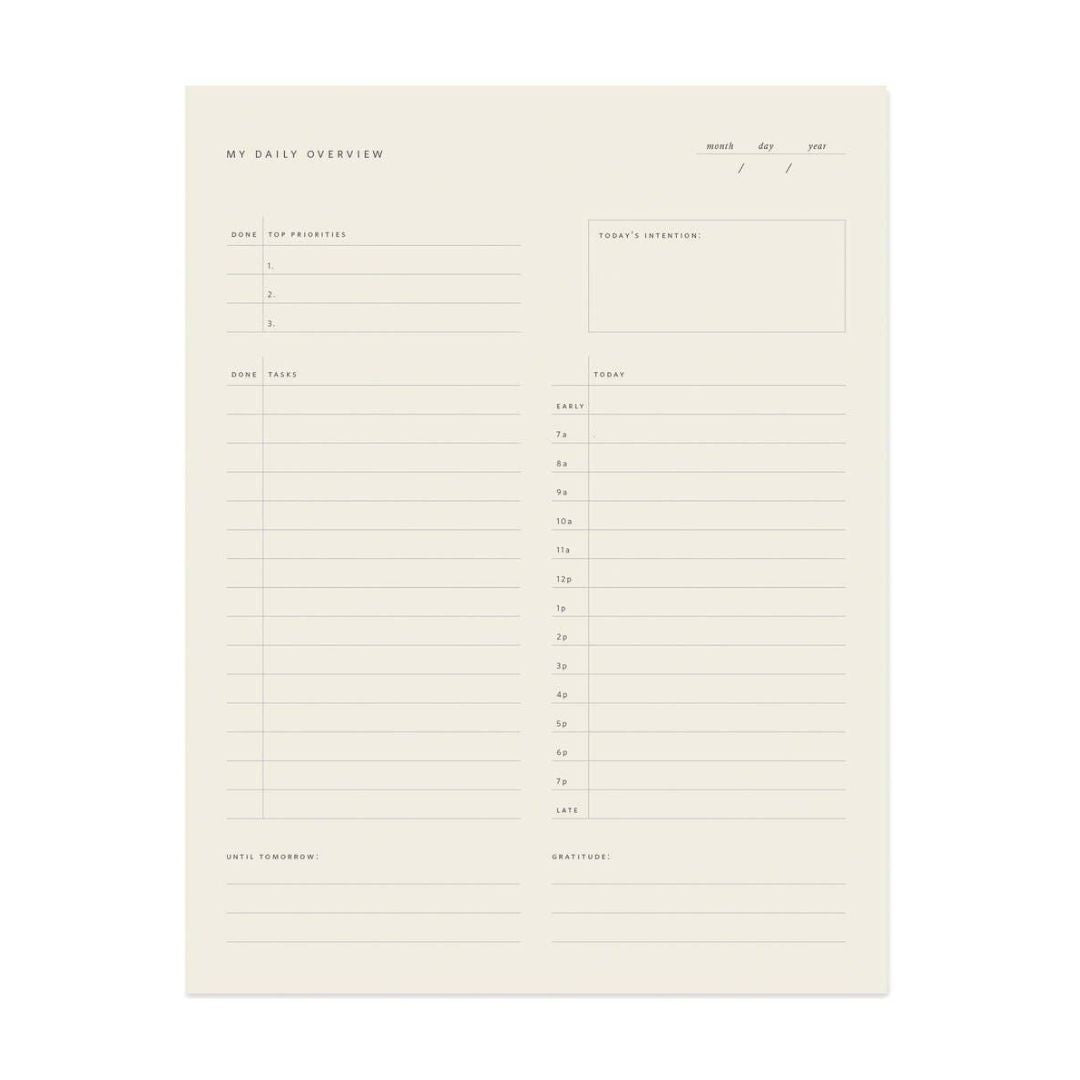 Daily Overview Notepad