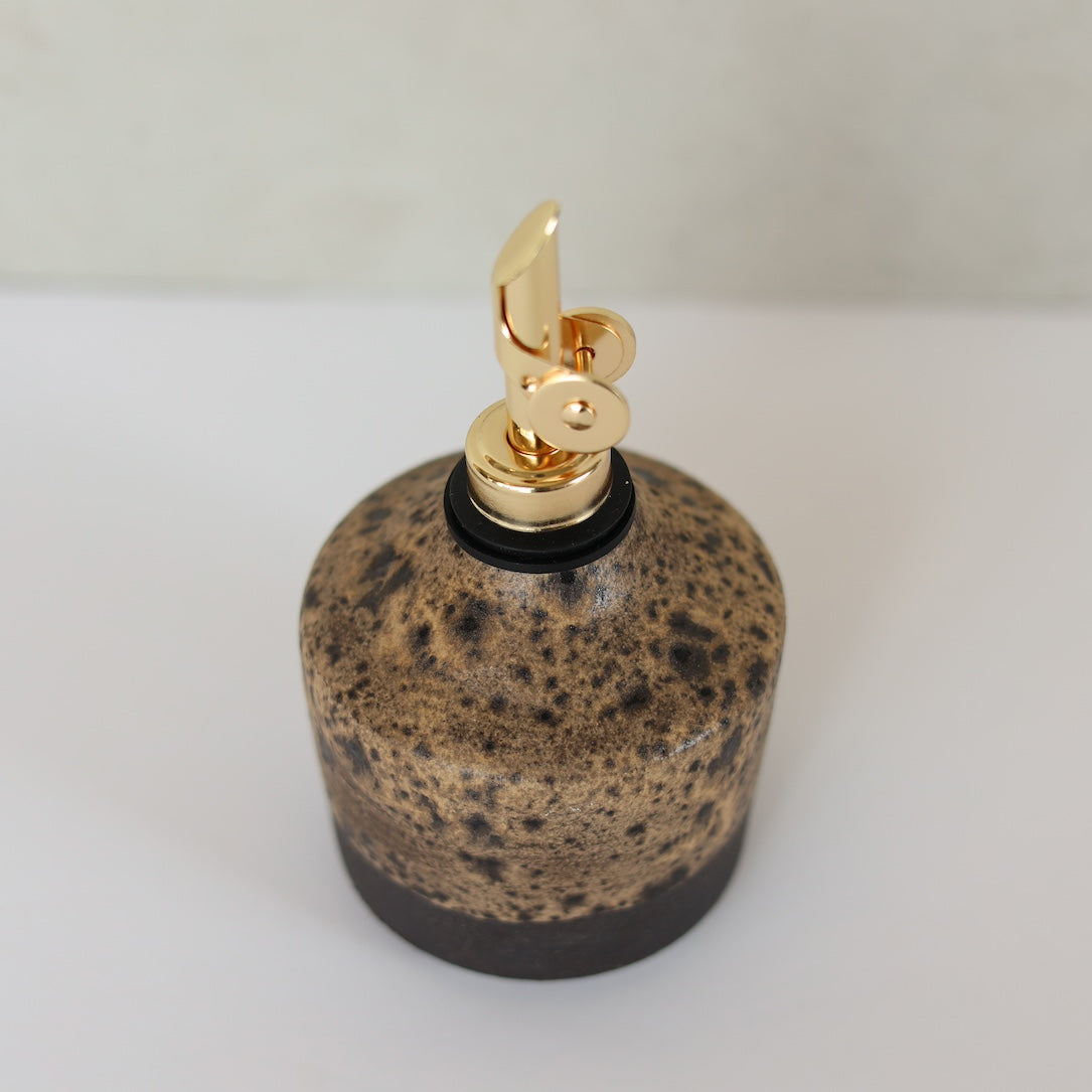 DARK SPECKLED OIL CRUET