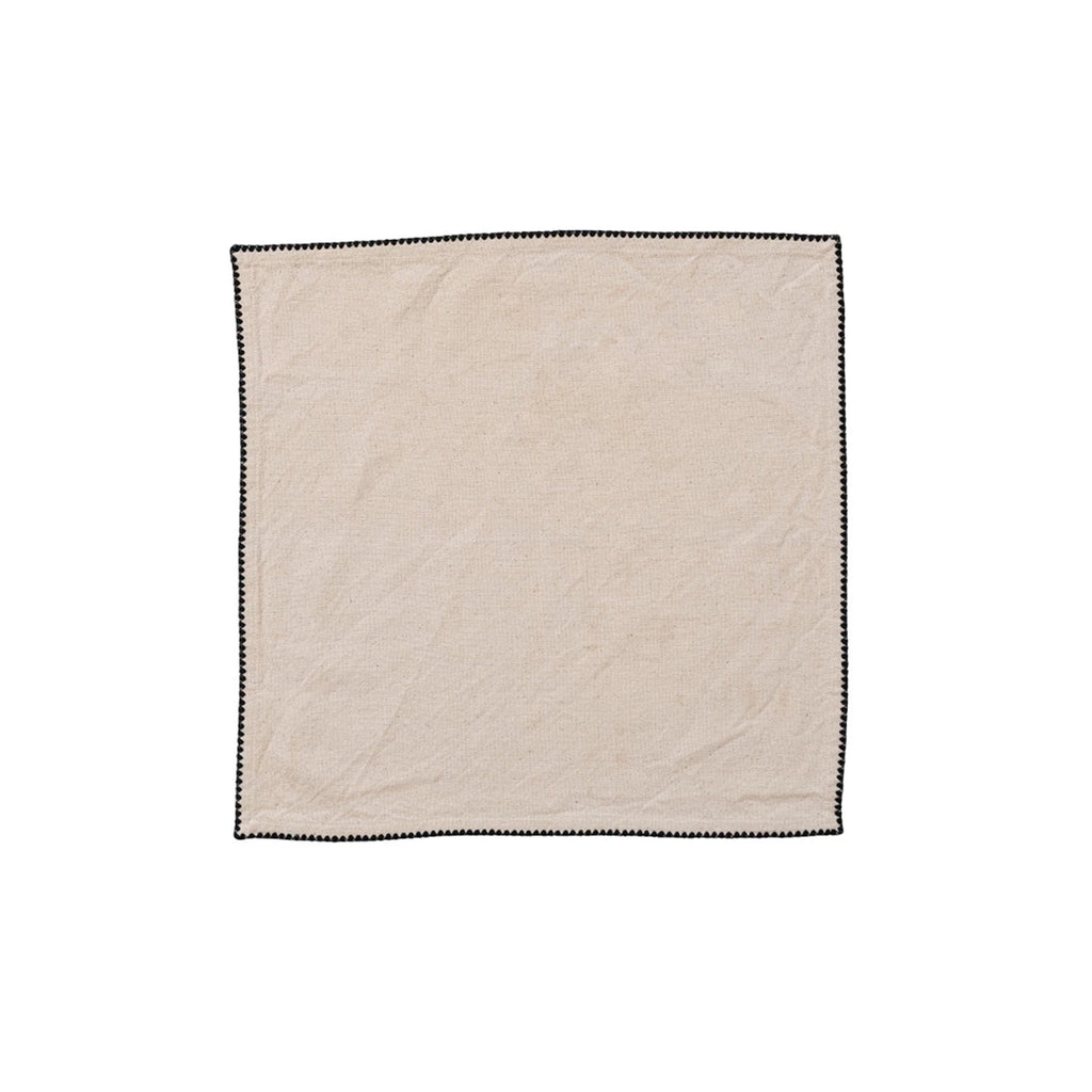 Edge-Trimmed Cotton Napkins | Set of 4