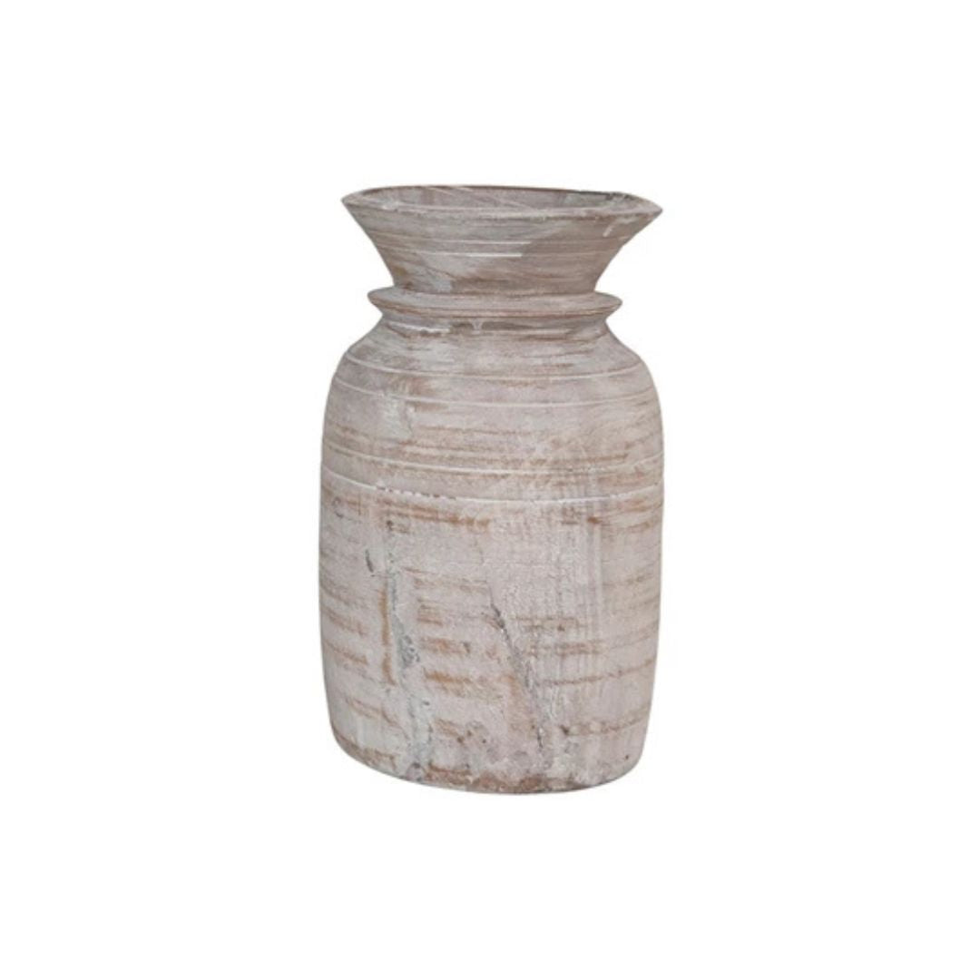 Found Wood Jug