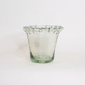 Glass Pie Crust Vase