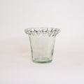 Glass Pie Crust Vase
