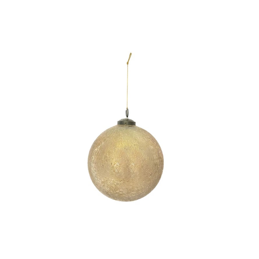 Gold Seeded Glass Ornaments