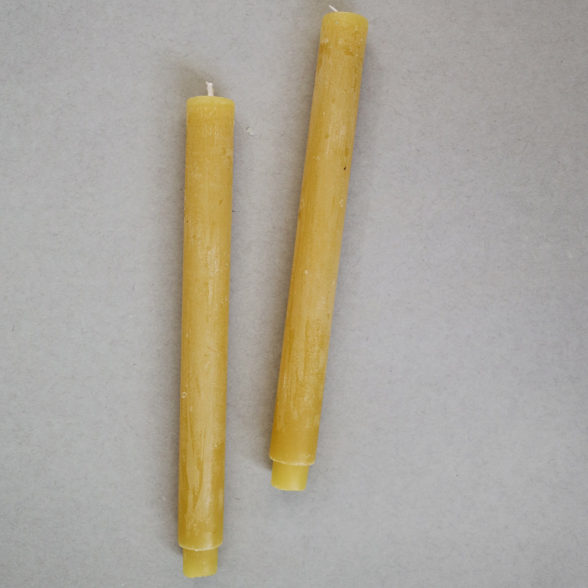 Golden Taper Candles | Set of 2
