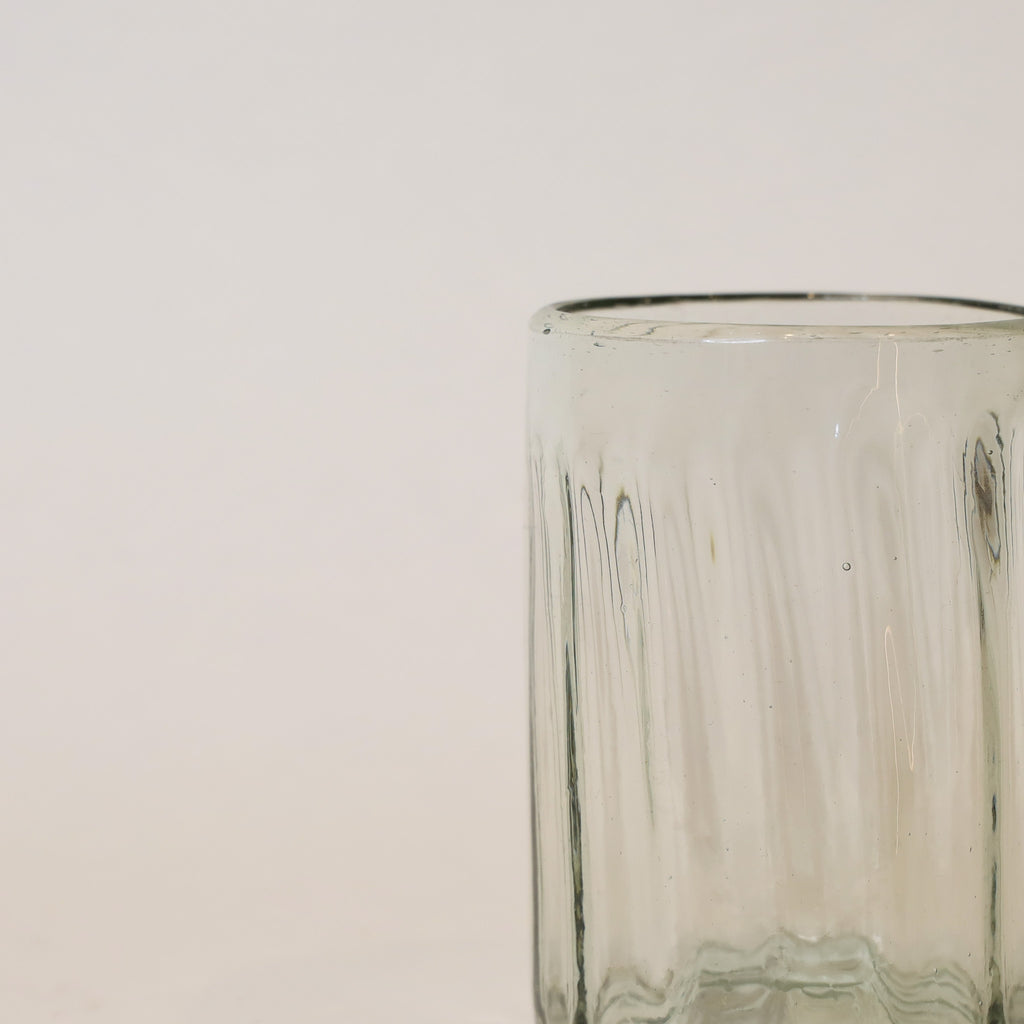 Handblown Fluted Glass