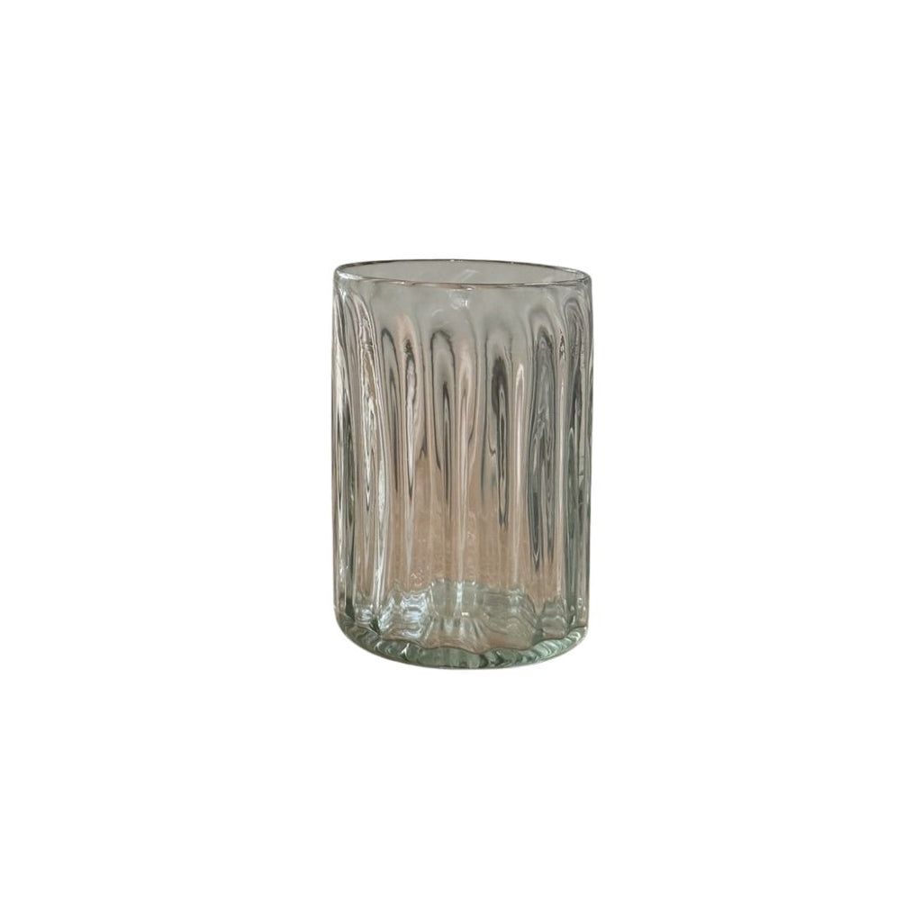 Handblown Fluted Glass