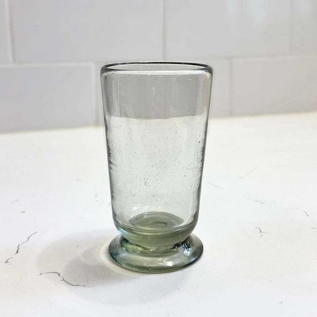 Handblown Footed Drinking Glass