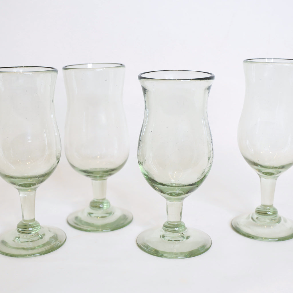 Handblown Tulip Glass