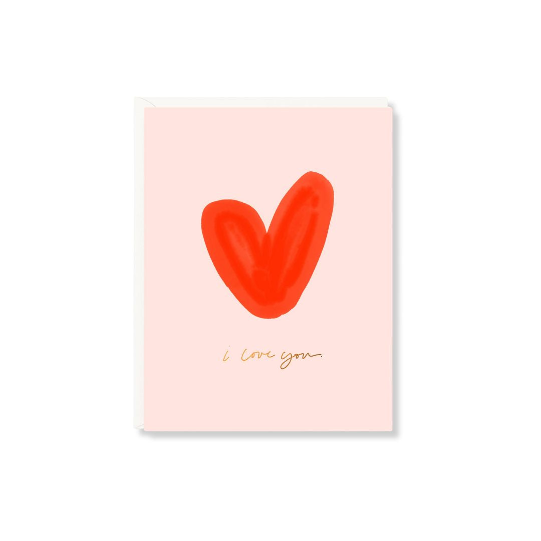 I Love You Heart Greeting Card