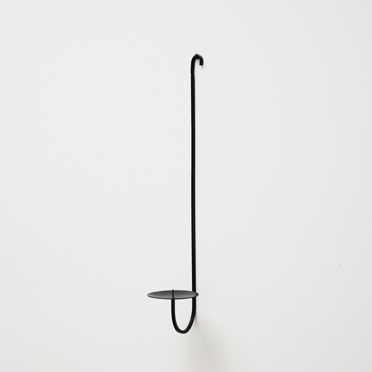 Iron Candle Wall Sconce | Single Arm