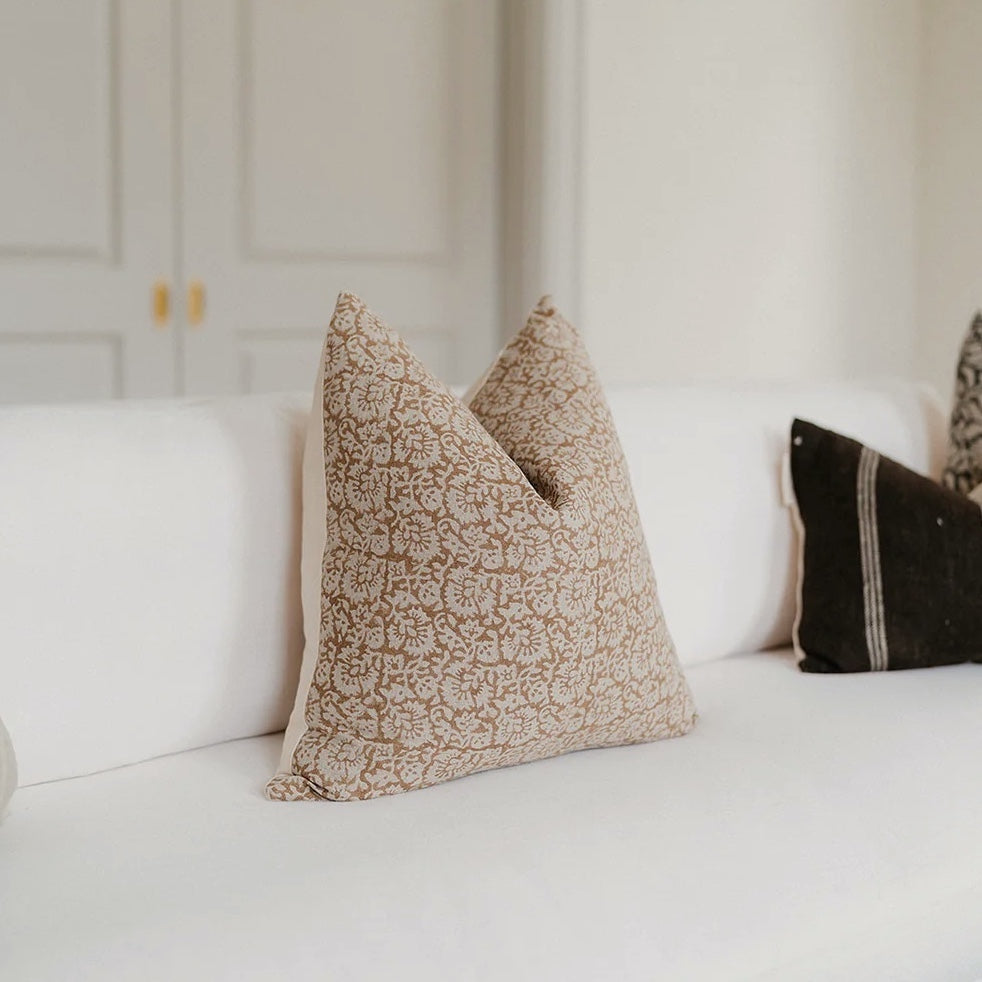 Juba Block Print Pillow