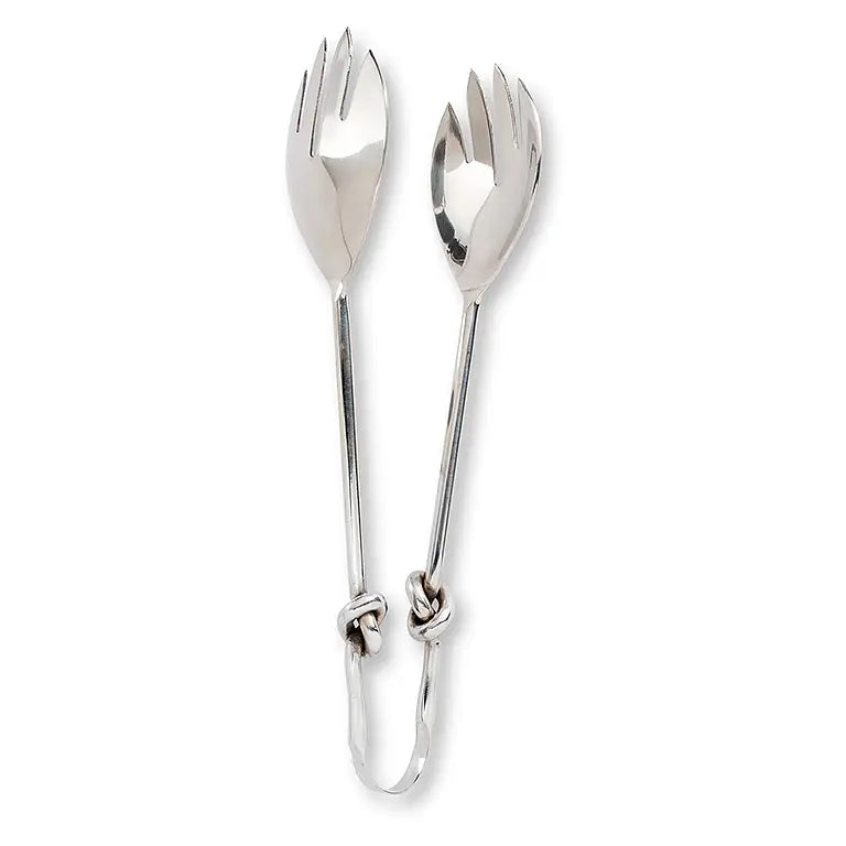 Knotted Handle Salad Tongs
