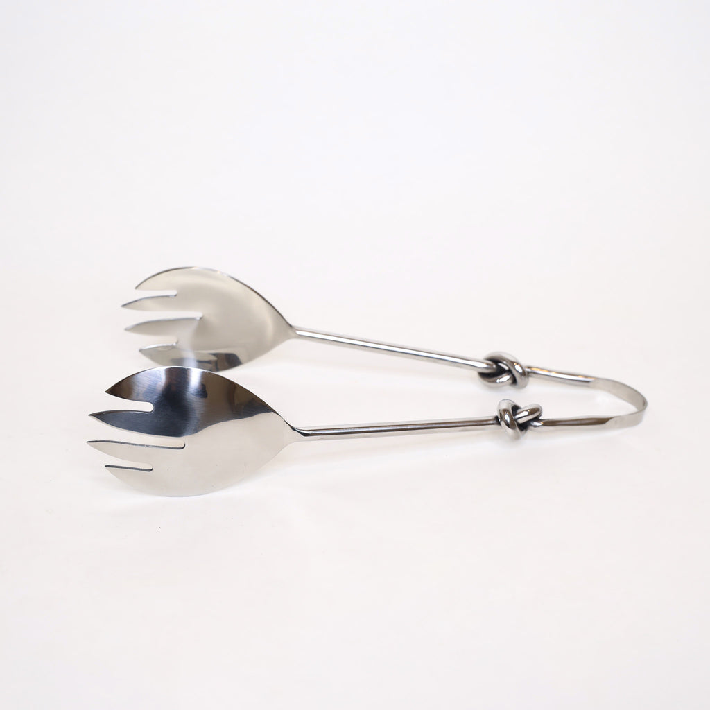 Knotted Handle Salad Tongs