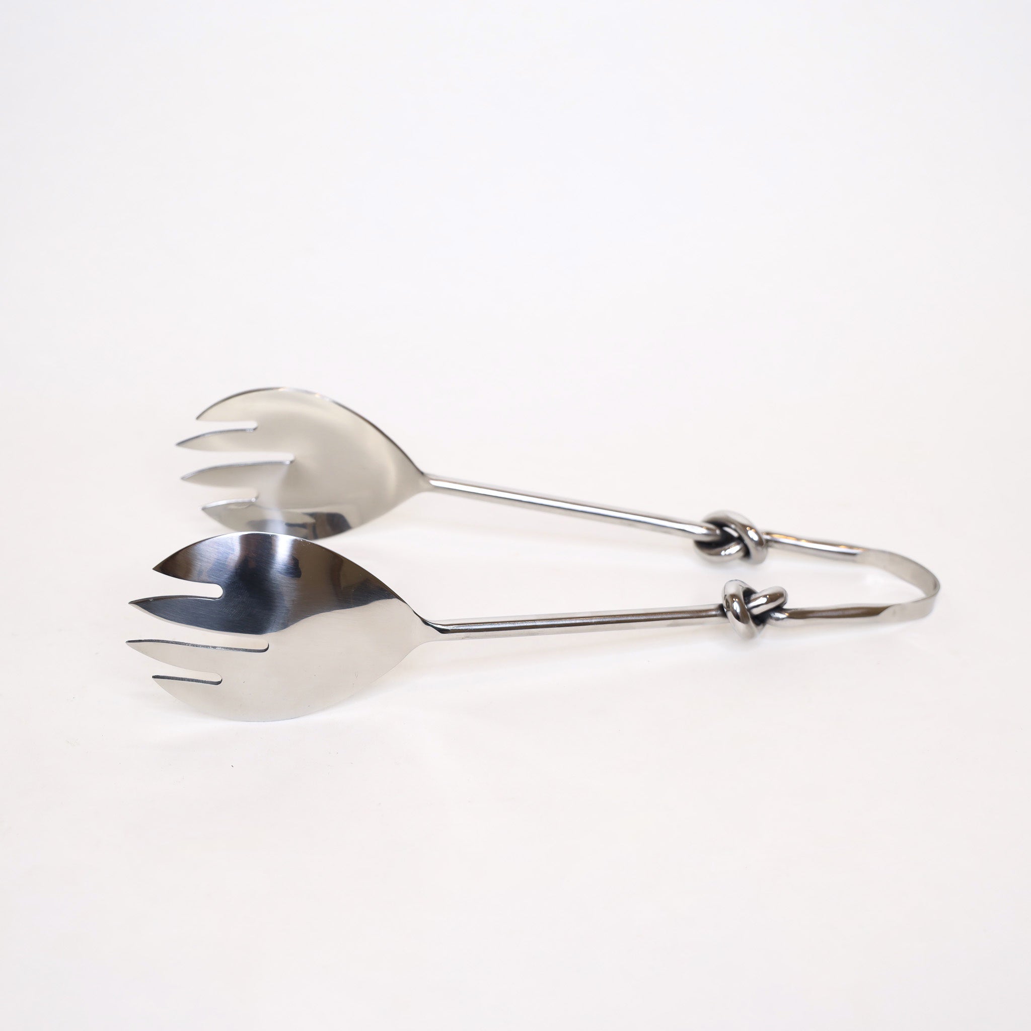 Knotted Handle Salad Tongs