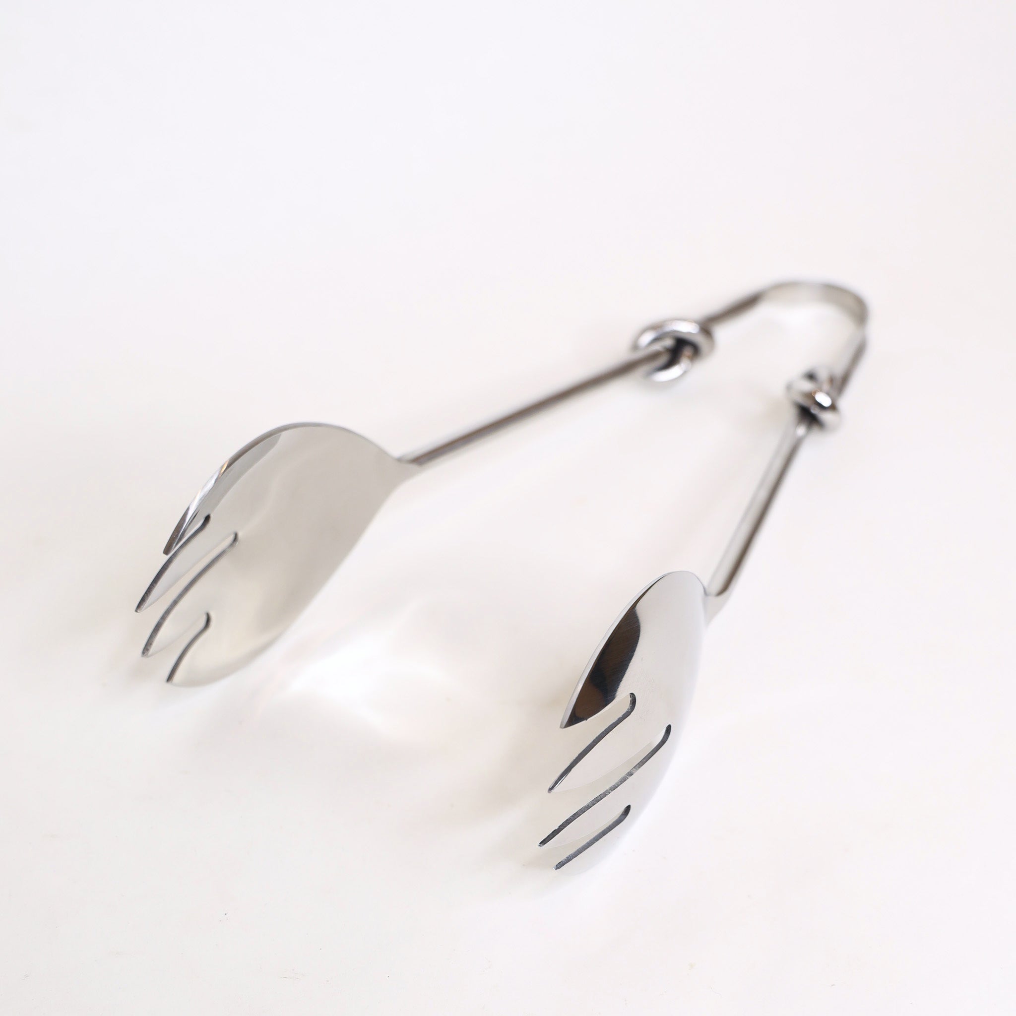 Knotted Handle Salad Tongs
