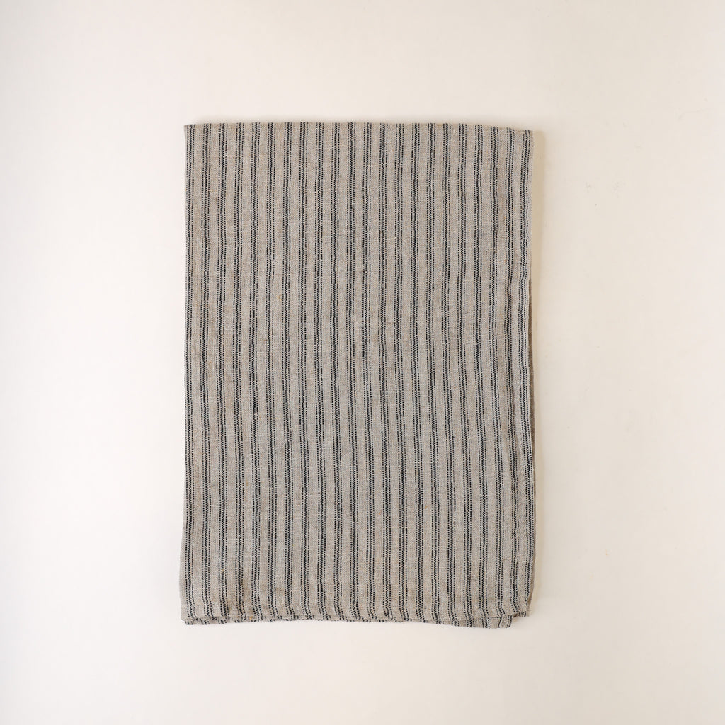 Liam Stripe Linen Towel