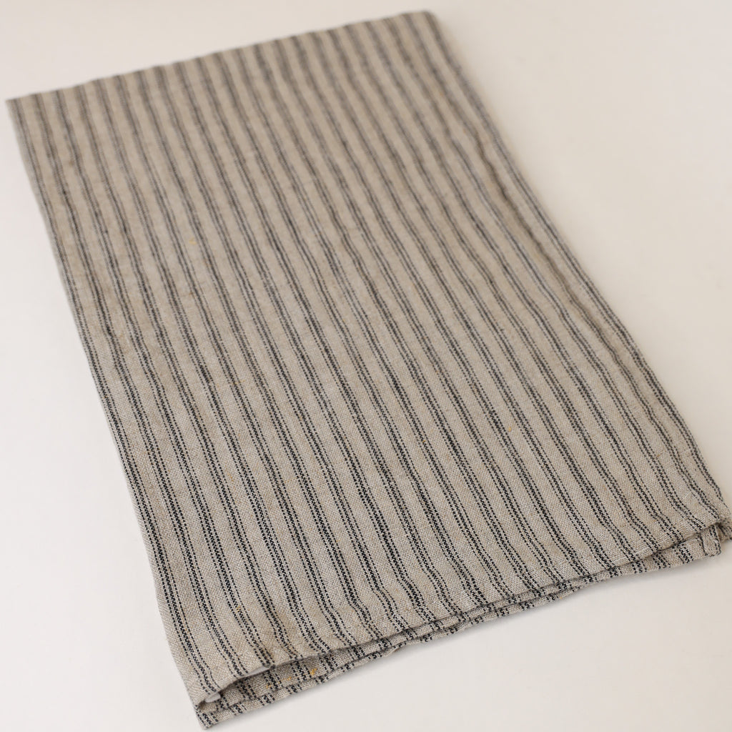 Liam Stripe Linen Towel