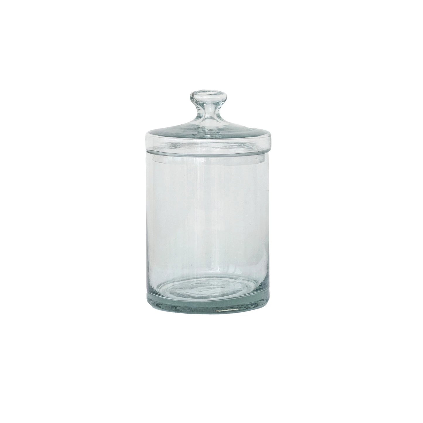 LIDDED GLASS JARS