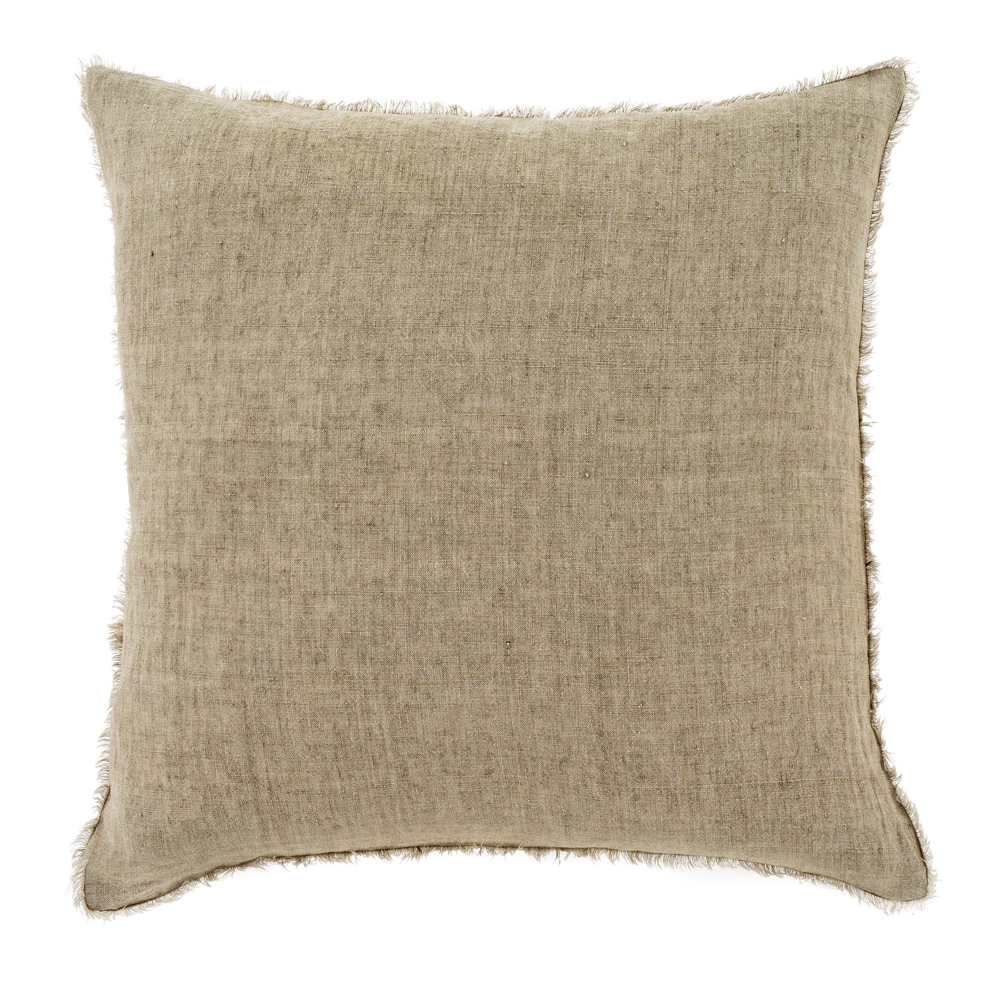 Lina Linen Throw Pillow | Sage