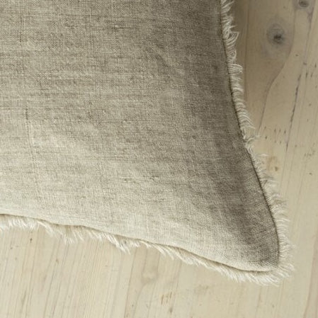 Lina Linen Throw Pillow | Sage