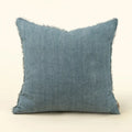 Lina Linen Throw Pillow | Arctic Blue
