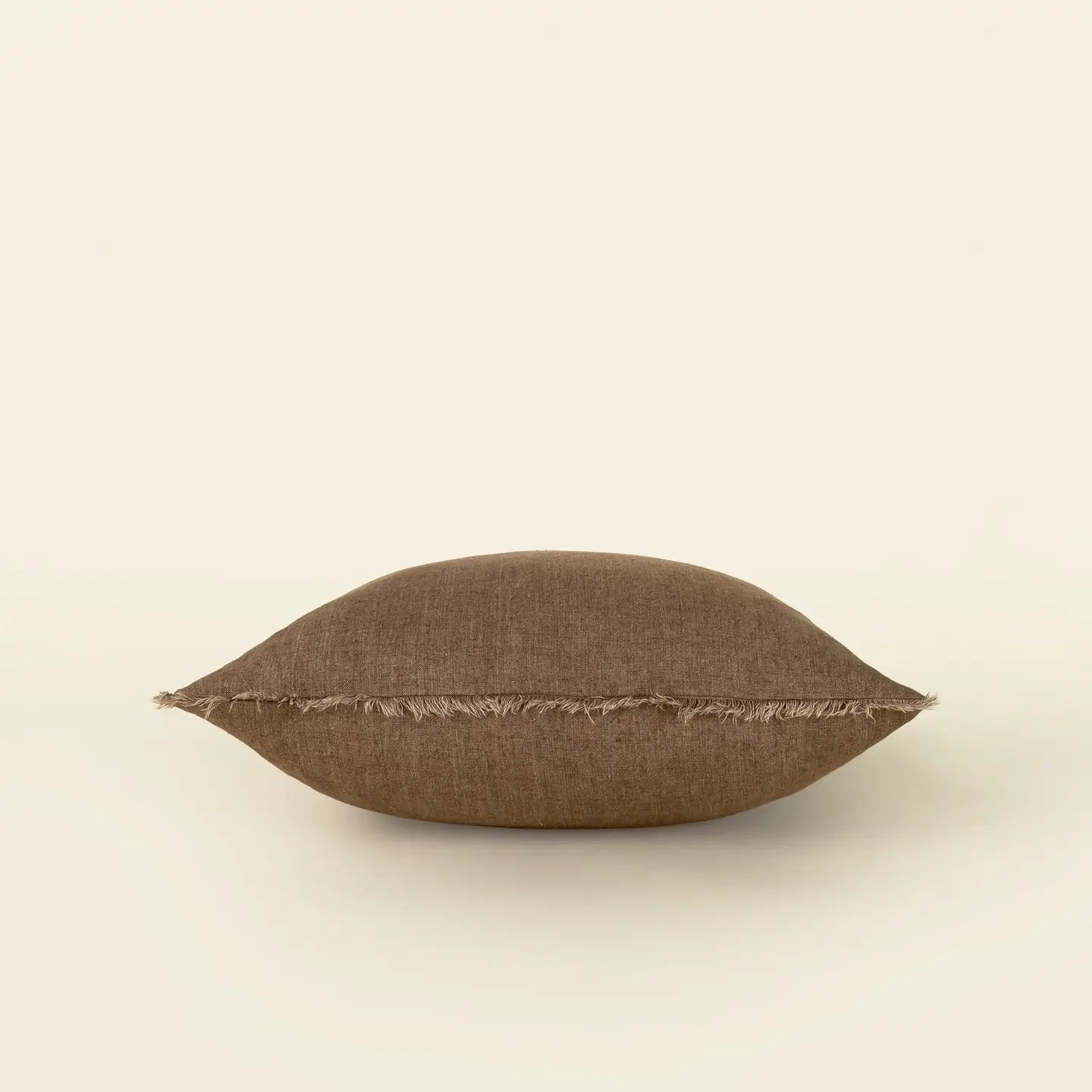 Lina Linen Throw Pillow | Rooibos