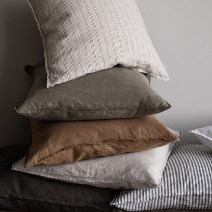 LINEN THROW PILLOW | SAND