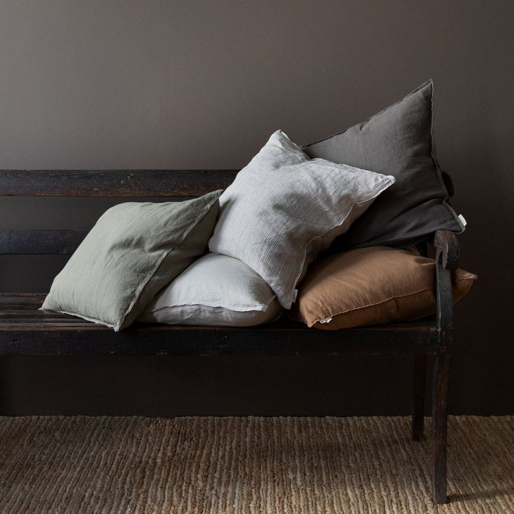 Linen Throw Pillow | Sand