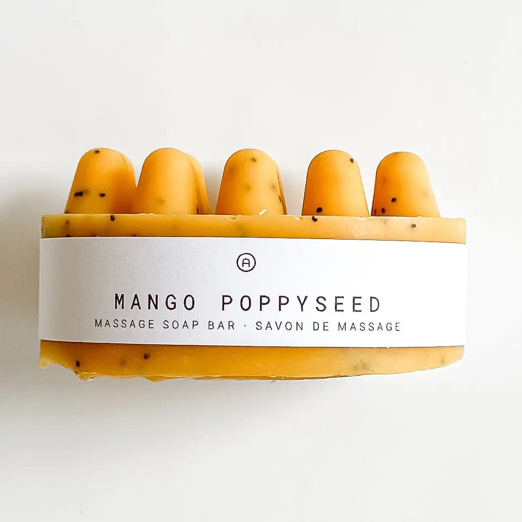Mango Poppyseed Massage Soap Bar