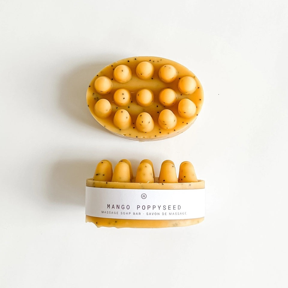 Mango Poppyseed Massage Soap Bar