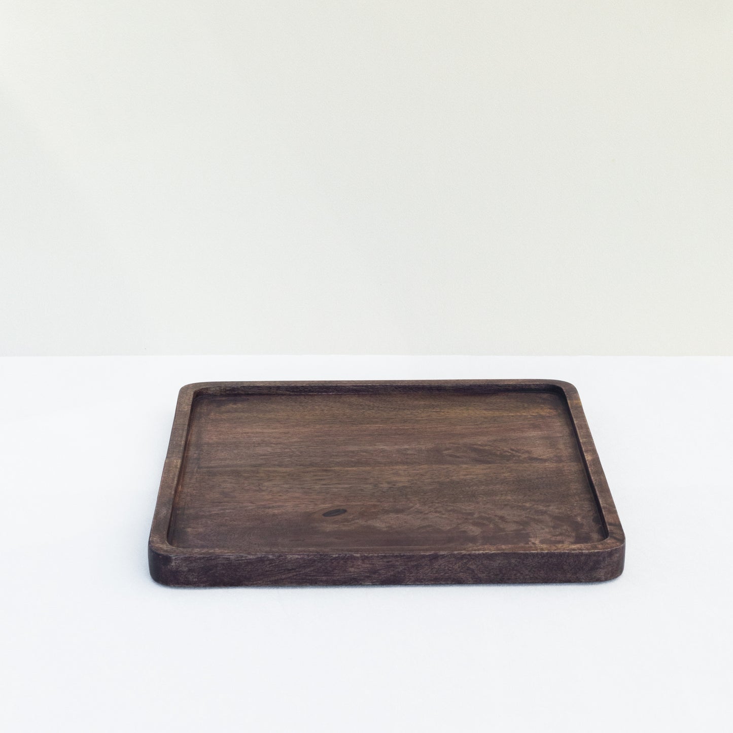 STAINED MANGO WOOD TRAYS | SQUARE