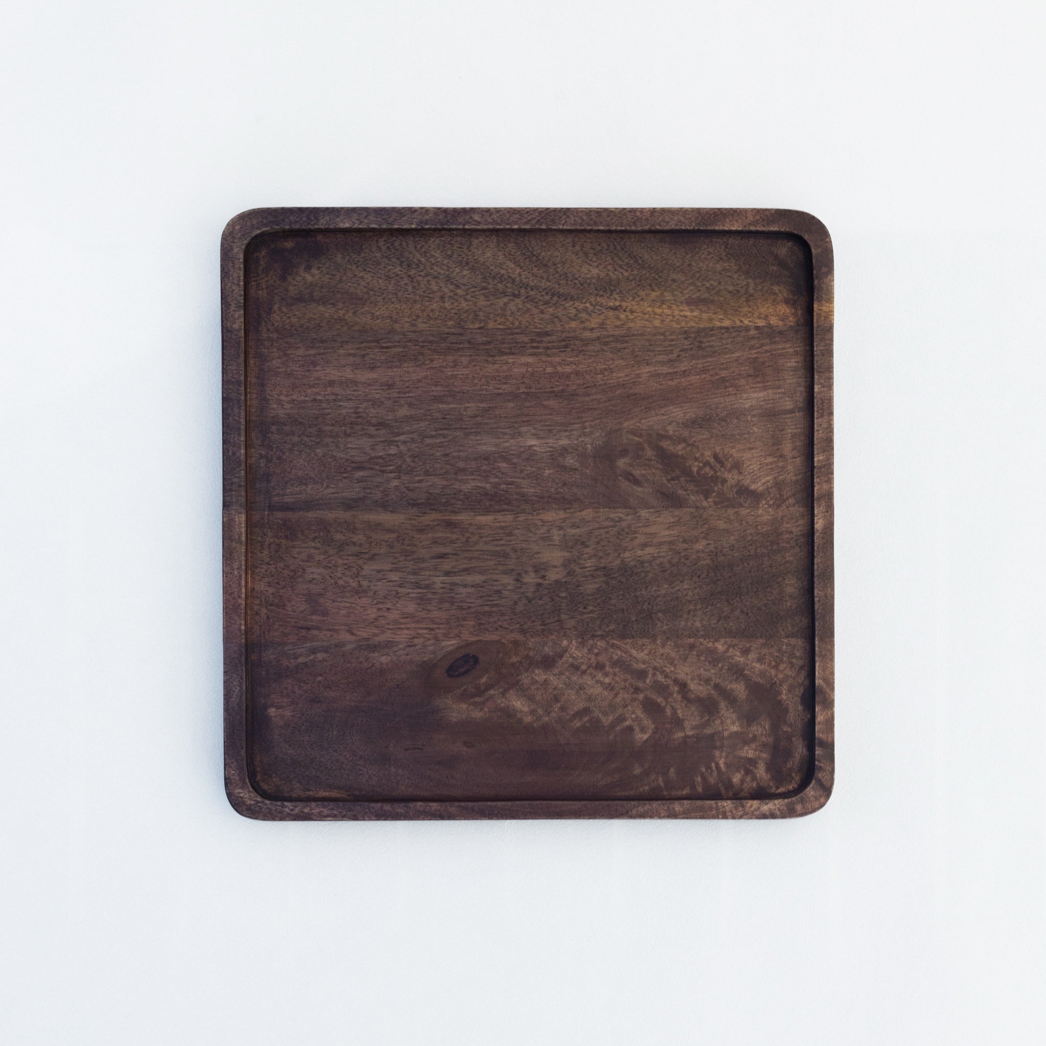 Stained Mango Wood Trays | Square