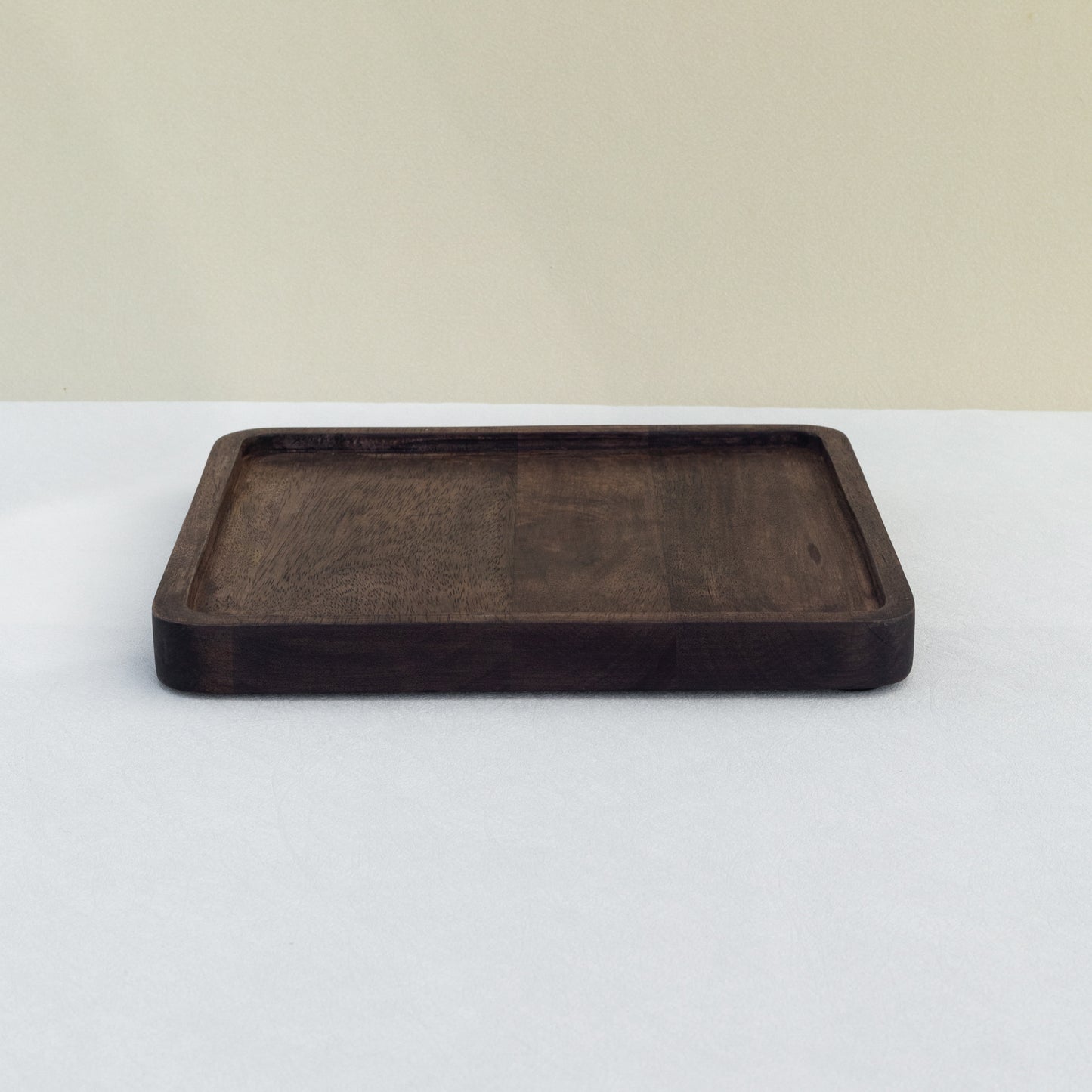 STAINED MANGO WOOD TRAYS | SQUARE