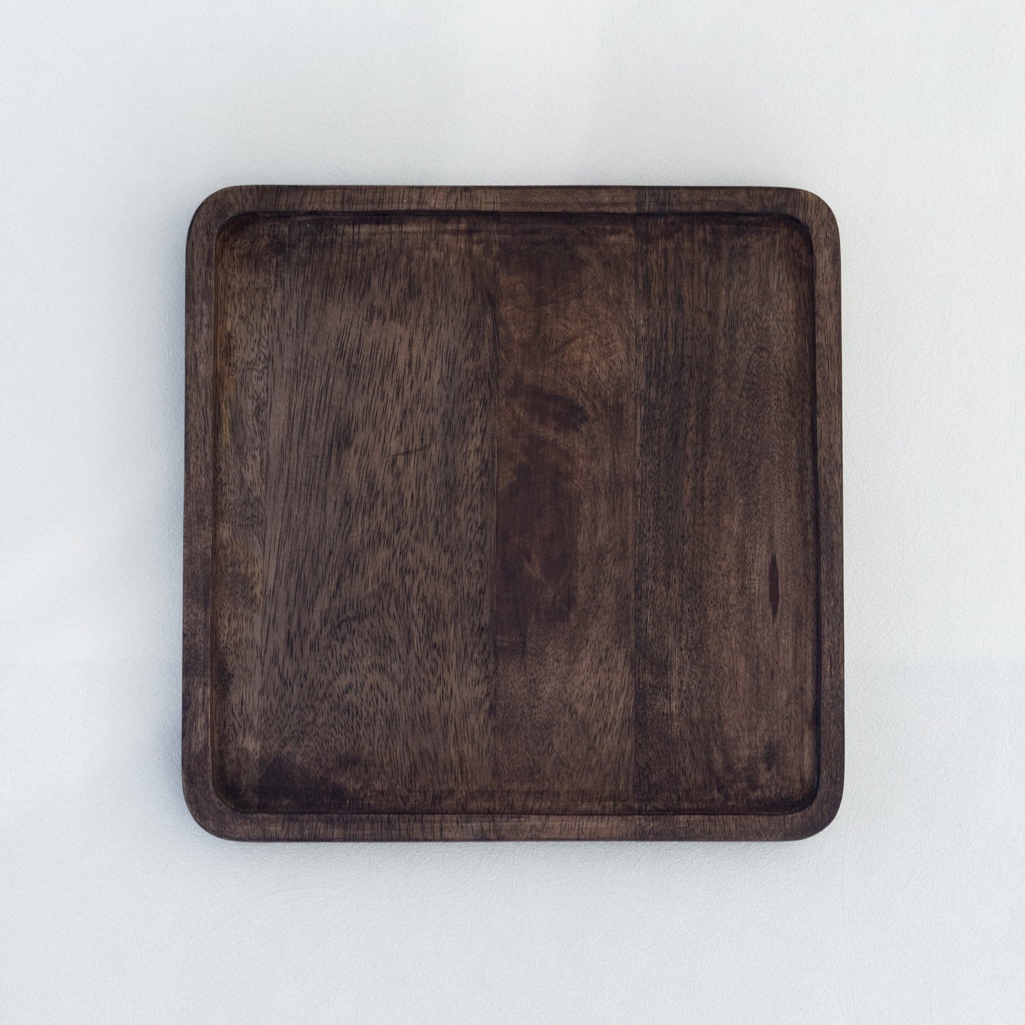 STAINED MANGO WOOD TRAYS | SQUARE