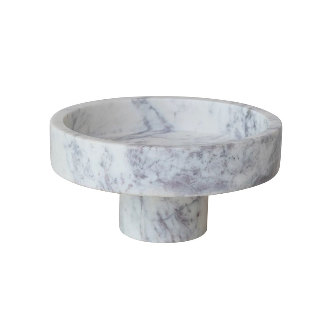 Marble Footed Bowl