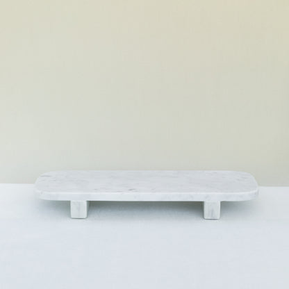 FOOTED MARBLE TRAY