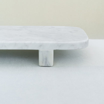 FOOTED MARBLE TRAY