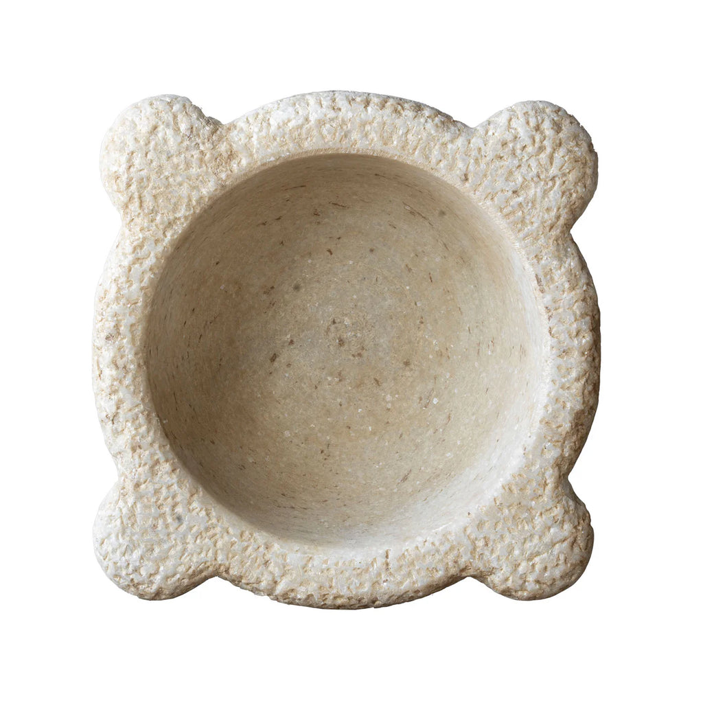 Carved Marble Mortar