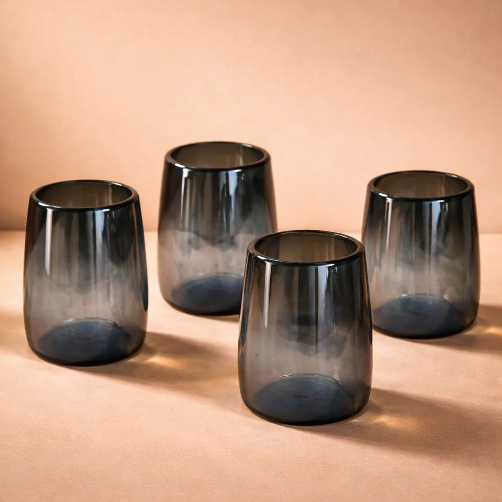 Mario Short Smoke Luster Glass