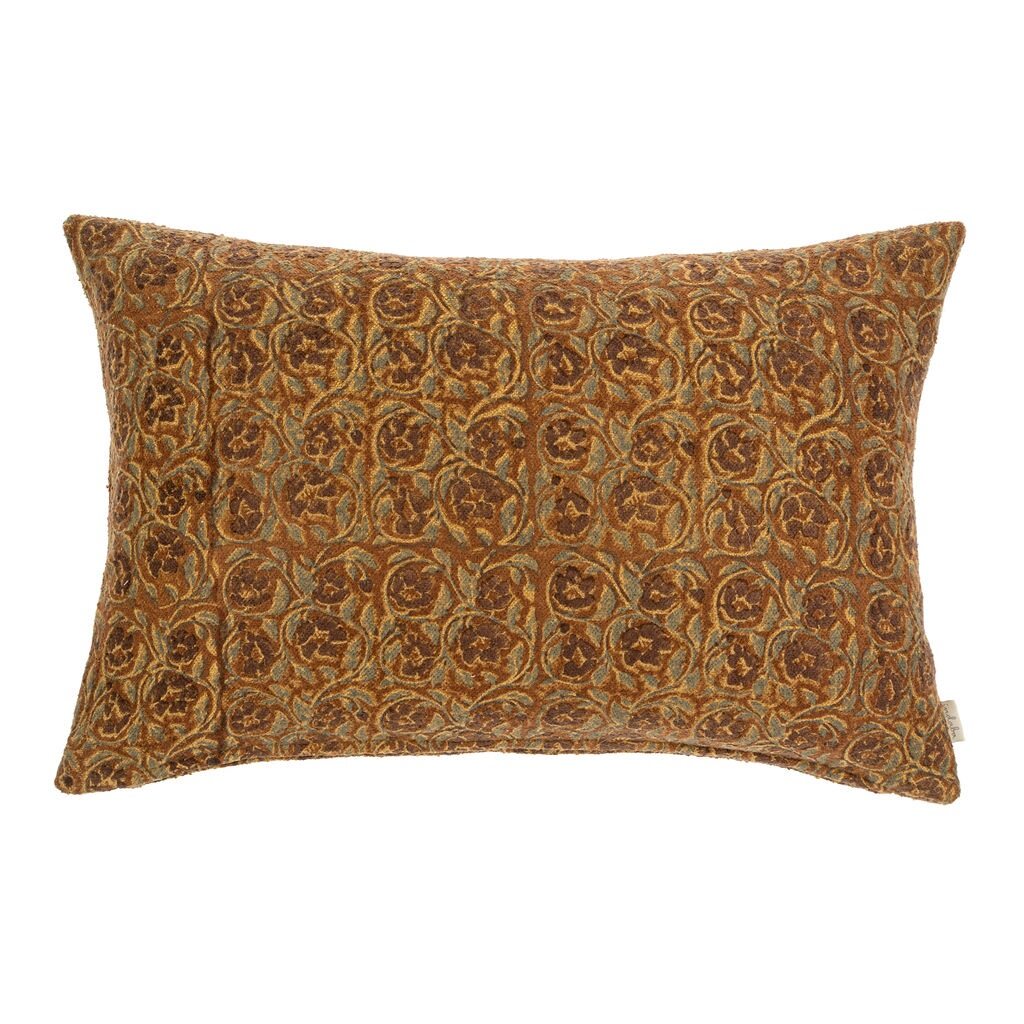 Mayur Block Print Lumbar Pillow