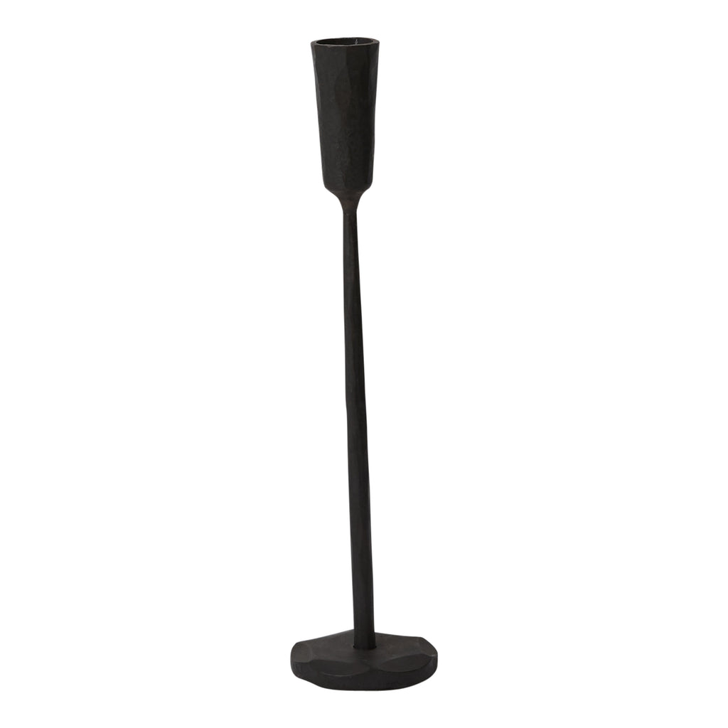 BLACK IRON CANDLE HOLDERS