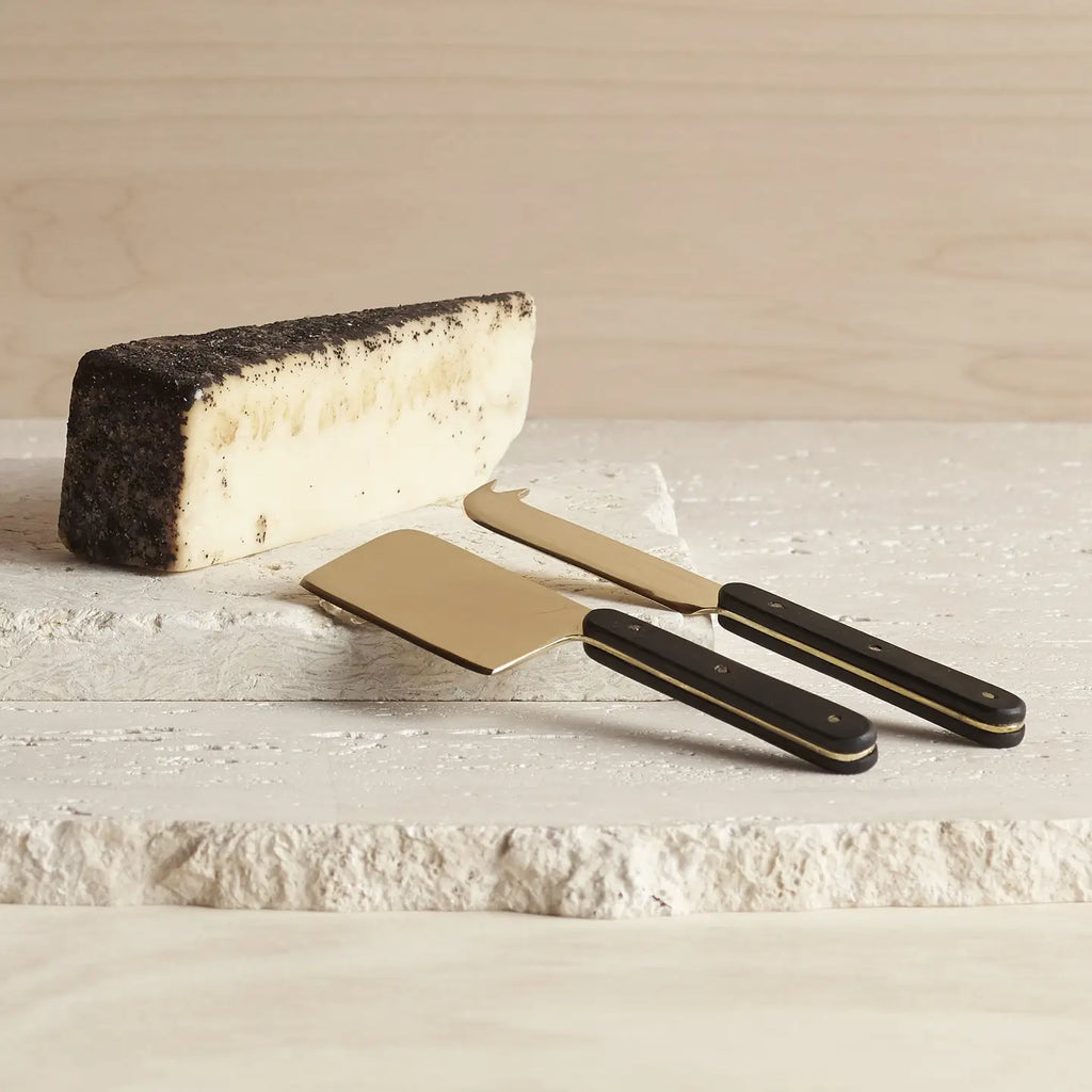 MONDRIAN CHEESE KNIVES | S/2