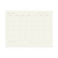 Monthly Overview Notepad