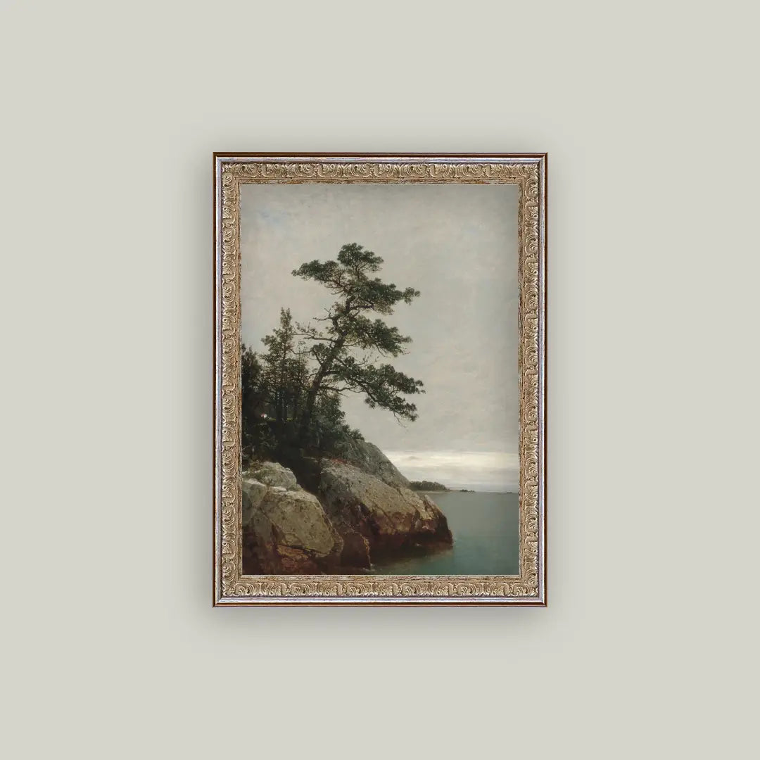 OCEAN SIDE FRAMED ARTWORK