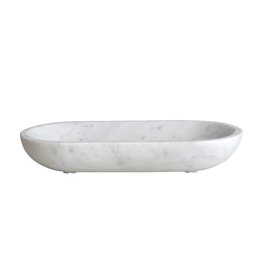 OVAL MARBLE BOWL